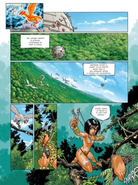 La toute première planche ! - © http://www.editions-delcourt.fr/catalogue/bd/sillage_integrale_t_1_a_3